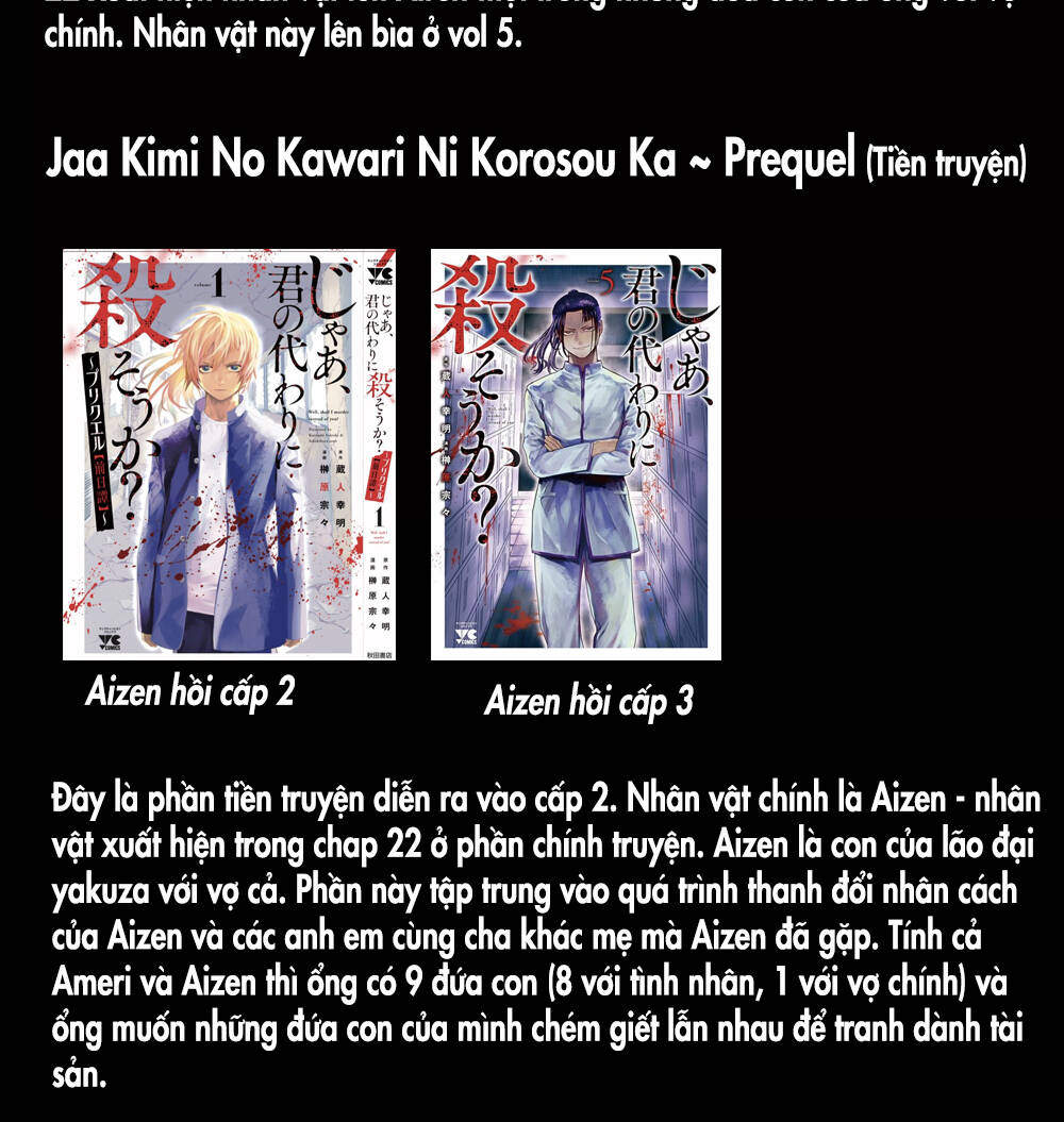 Jaa Kimi No Kawari Ni Korosou Ka ~ Prequel (Tiền truyện) - 10 - /uploads/20231226/70a4ec311358527a37d895da931233c1/chapter_10/page_3.jpg