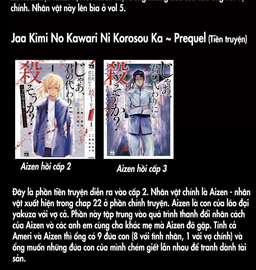 Jaa Kimi No Kawari Ni Korosou Ka ~ Prequel (Tiền truyện) - 2 - /uploads/20231226/70a4ec311358527a37d895da931233c1/chapter_2/page_2.jpg